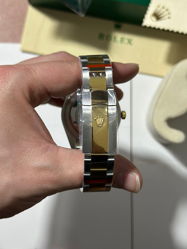 Two-Tone Yellow Gold & Stainless Steel Watch