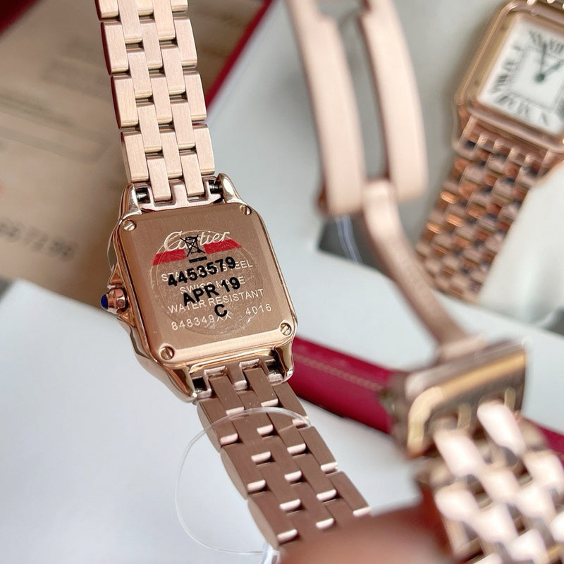 Rose Gold White Dial 30mm