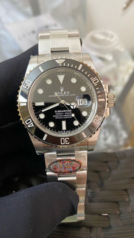 Submariner Date 40mm Stainless Steel & Black Ceramic Bezel Watch
