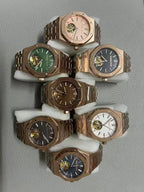 Tourbillon Steel Red Dial 41mm Watch
