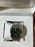 Stainless Steel With Green Dial Watch