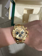 Cosmograph Daytona 40mm Yellow Gold 126508 With Champagne Dial Watch