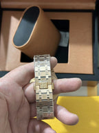 41mm pink Gold Case and Matching Bracelet Watch