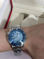 Diver 300m With Blue Dial & Bracelet Strap Watch