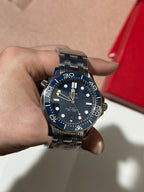 Diver 300M Chronometer Stainless Steel With Blue Ceramic Dial & Bezel Watch