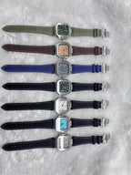Capitos Dial Men's Black Brown Metal Watch