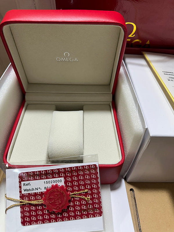 Red Leather Watch Storage Box