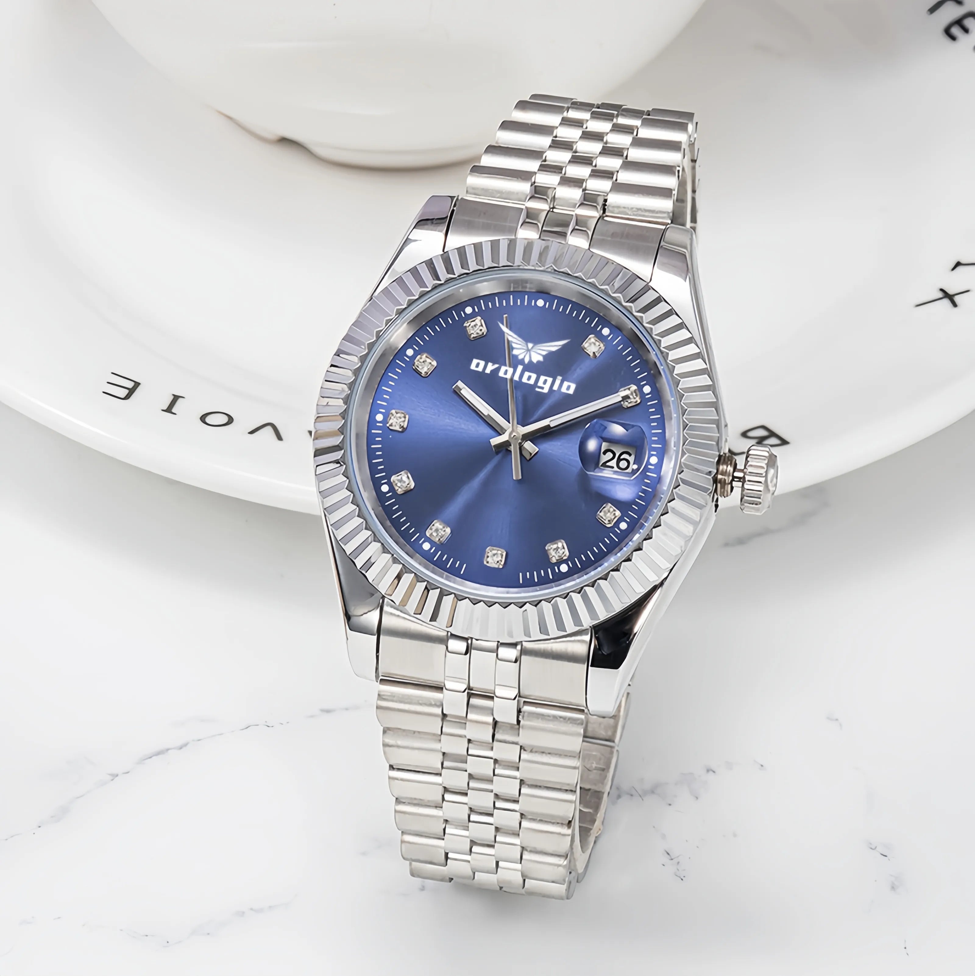 Stainless Steel Strap Water Proof Wristwatch