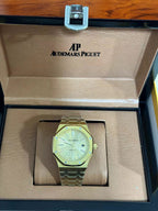 37mm Yellow Gold With Silver-Toned "Grande Tapisserie" Dial Watch