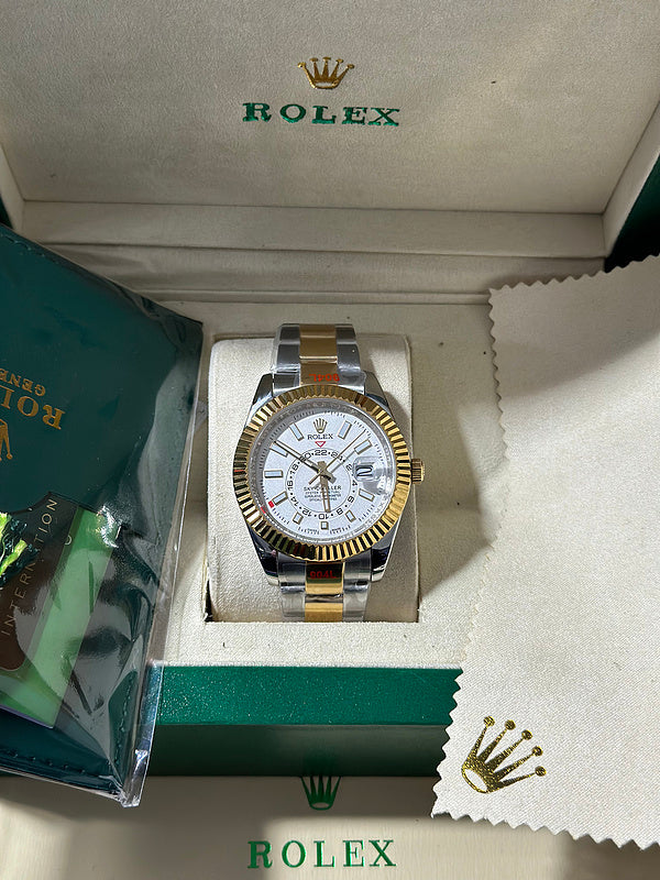 Two-Tone Yellow Gold & Stainless Steel Watch
