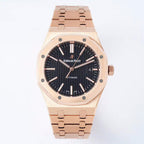 Rose Gold with Black "Grande Tapisserie" Dial Watch