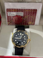 300M 42MM Black Dial Rubber Strap Watch