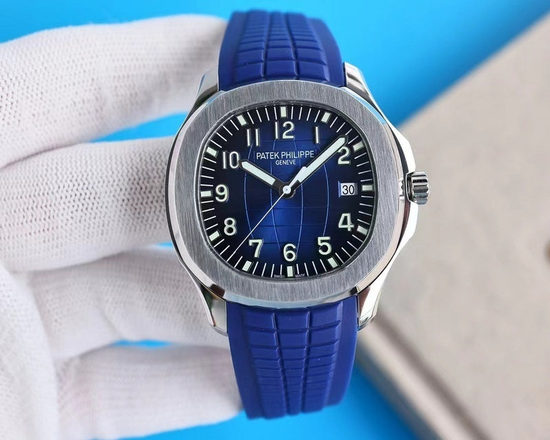 Stainless Steel Blue Dial Luxury Sports Watch