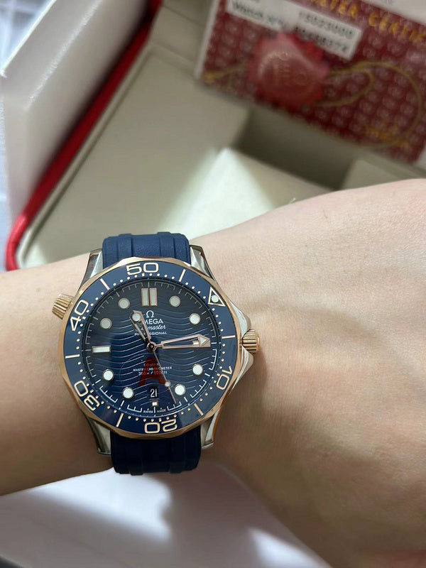 300M Blue Dial Watch, 42mm