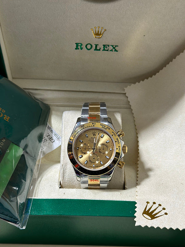 Cosmograph Daytona Yellow Rolesor (steel and 18k gold) Case & Champagne Dial Watch