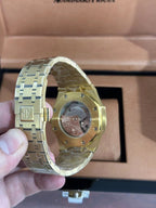 37mm Yellow Gold With Silver-Toned "Grande Tapisserie" Dial Watch