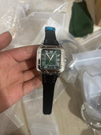 Stainless Steel With Green Dial Watch