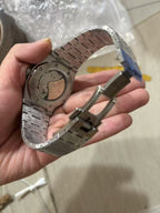 Jumbo Extra-Thin Red Dial Watch