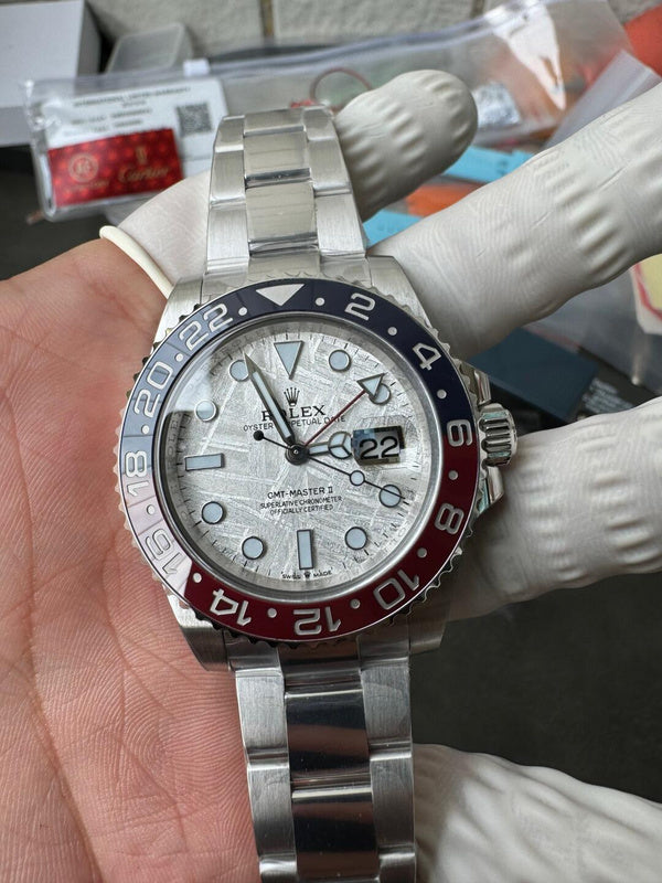 GMT-Master II 126719BLRO White Gold / Pepsi / Meteorite