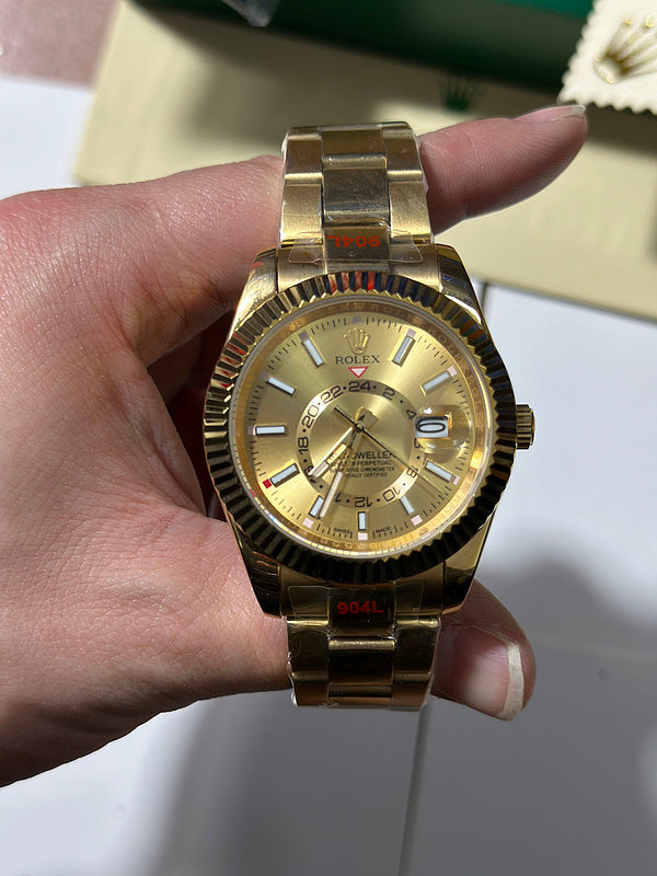 Yellow Gold / Champagne / Oyster Watch
