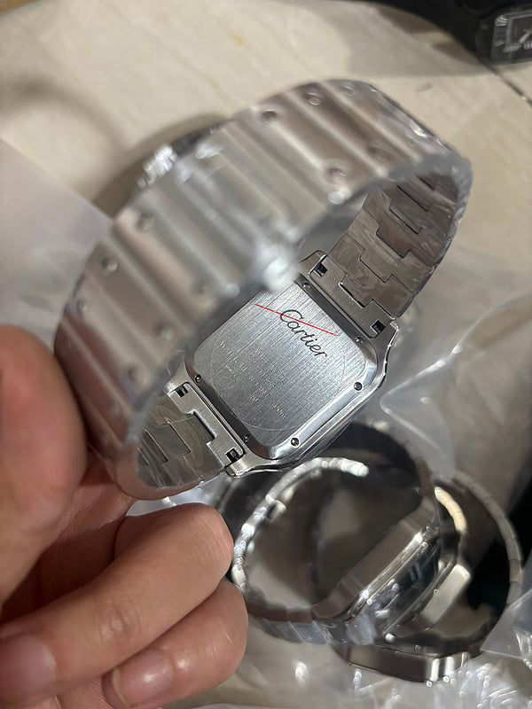 Stainless Steel Case and Blue Dial Watch