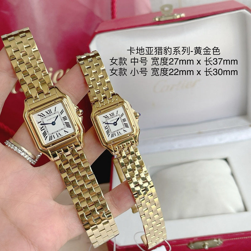 Mini Triple Loop Gold Quartz watch