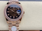 Day-Date 36 mm Everose Gold Brown Graduated Diamond Watch