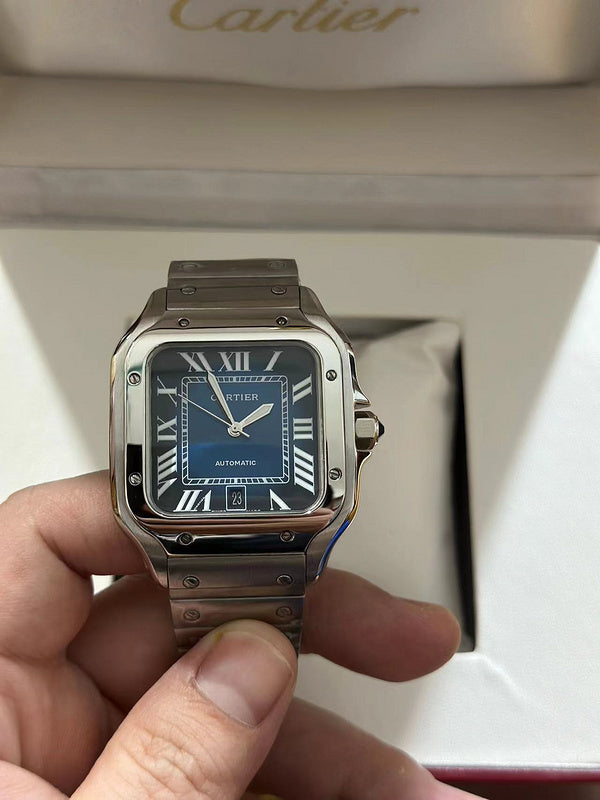 Stainless Steel Case and Blue Dial Watch