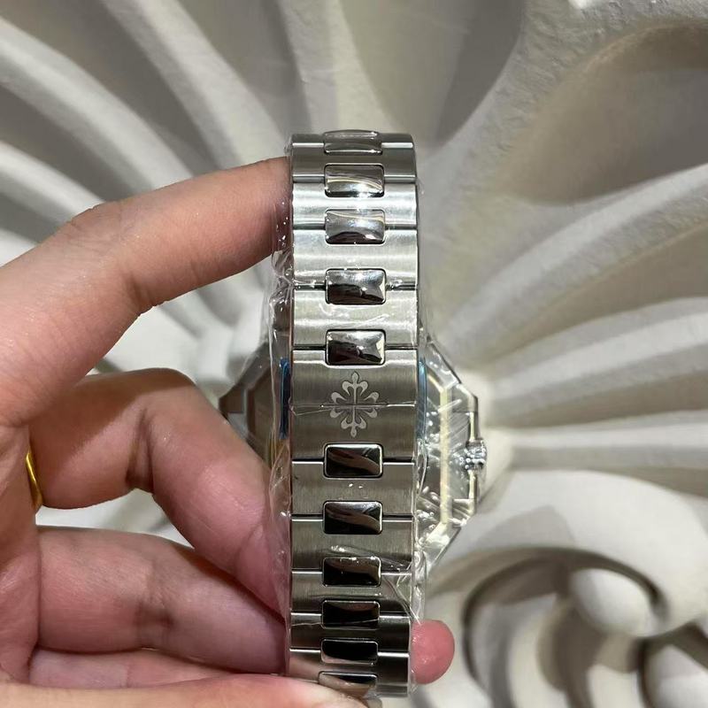Stainless Steel Patek Philippe Cubitus 'Olive Green' Dial Watch