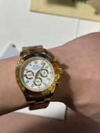 Cosmograph Daytona Yellow Gold With White Dial Watch