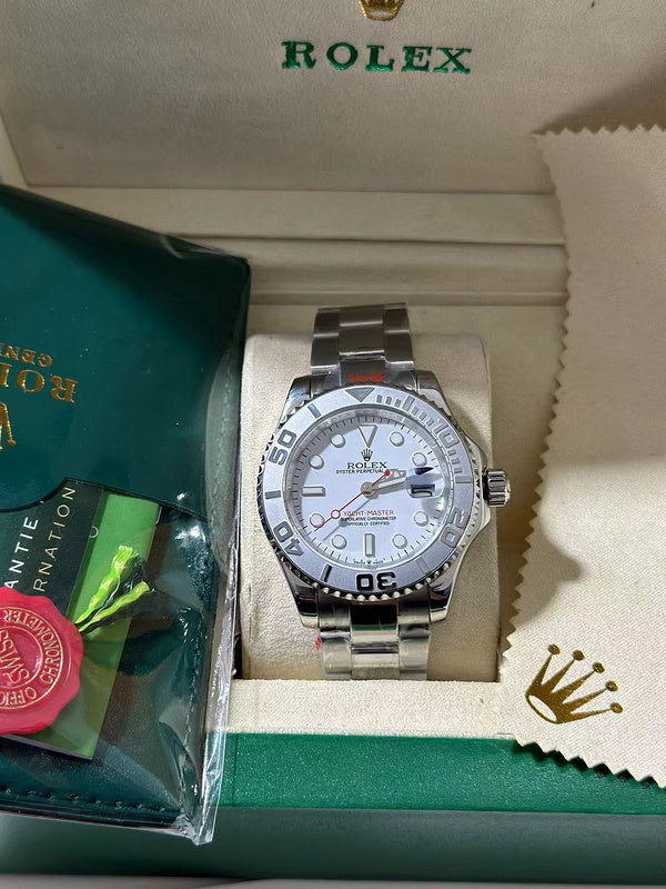 Yacht-Master 40 Stainless Steel Case With Platinum Dial Watch