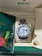 Yacht-Master 40 Stainless Steel Case With Platinum Dial Watch