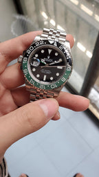 GMT-Master II 40MM Sprite with Black dial & Green, Black bezel