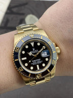 Submariner Date Oyster, 41 mm, Yellow Gold With Black Dial Watch