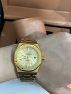 37mm Yellow Gold With Silver-Toned "Grande Tapisserie" Dial Watch