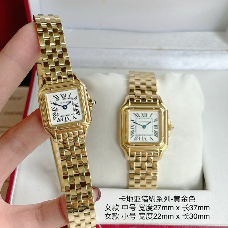 Mini Triple Loop Gold Quartz watch