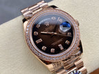 Day-Date 36 mm Everose Gold Brown Graduated Diamond Watch
