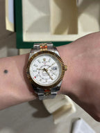 Yellow Gold and Steel Watch
