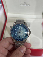 Diver 300m With Blue Dial & Bracelet Strap Watch