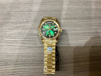 Day-Date Green Ombré Diamond Dial Yellow Gold 36mm