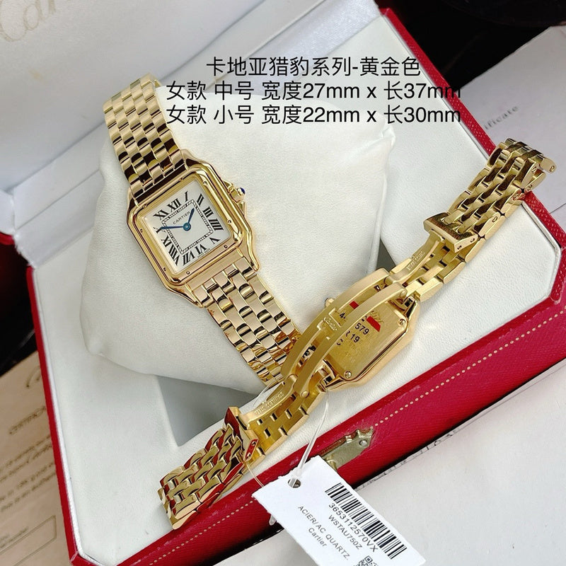 Mini Triple Loop Gold Quartz watch