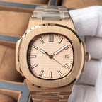 Nautilus Rose Gold-Tone Case & Bracelet Watch