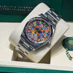 Oystersteel Luxury Oyster Perpetual Watch – Multicoloured Jubilee Dial 36mm (2026)