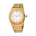 Men's Coordinating Gold-Tone Stainless Steel Mesh or Link Strap Writwatch
