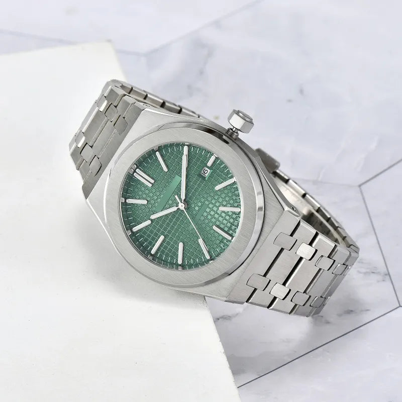 Men's 2110 Silver Stainless Steel Strap Watch
