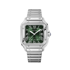 Large Automatic Green Dial Watch