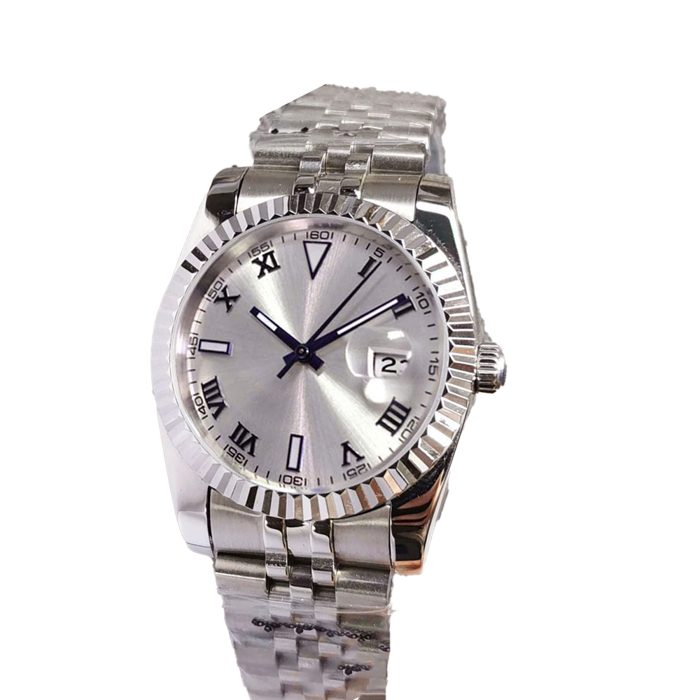 36mm Stainless Steel Case Luxury-Style Classic Watch