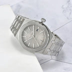 Royal Oak 15500ST Stainless Steel Grey "Grande Tapisserie" Dial Watch