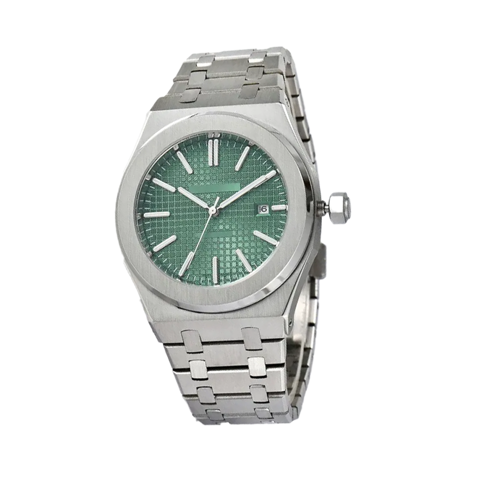 Men's 2110 Silver Stainless Steel Strap Watch