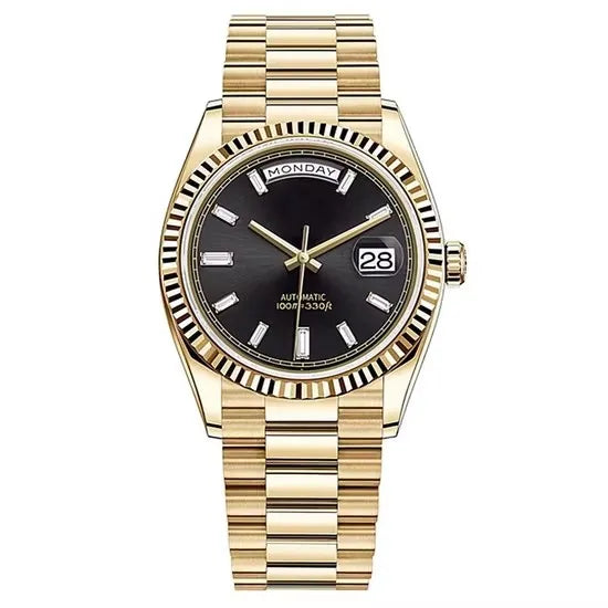 Bright Black Dial 40.0 mm Watch